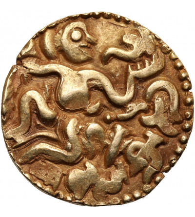 Ceylon, (Sri Lanka). Królestwo Polonnaruwa, 1056–1236 AD. Złoty AV Kahavanu bez daty, anonimowy