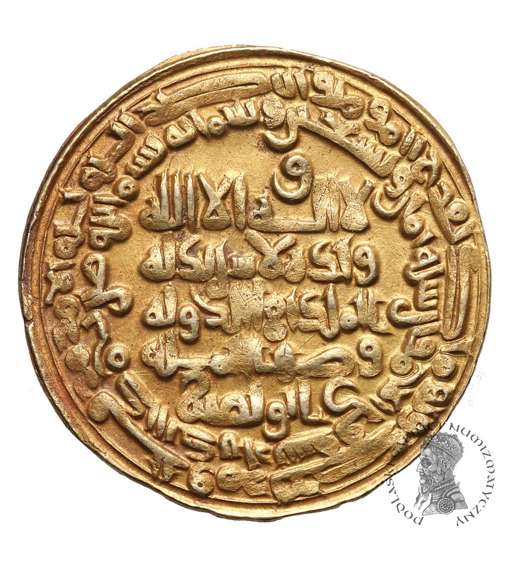 Abbasid, Caliphs of Bagdad,  Buwayhid. Baha' al-Dawla AH 379-403 and al-Qadir AH 381-422. Gold Dinar, AH 399 / 1008/9 AD