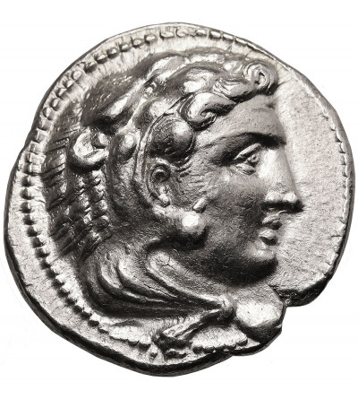 Grecja. Macedonia, Aleksander III Wielki 336-323 r. p.n.e. AR Tetradrachama, ok. 325-323 r. p.n.e., Arados, Menes
