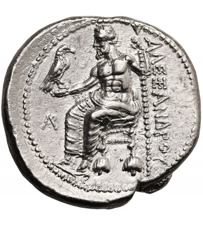 Grecja. Macedonia, Aleksander III Wielki 336-323 r. p.n.e. AR Tetradrachama, ok. 325-323 r. p.n.e., Arados, Menes