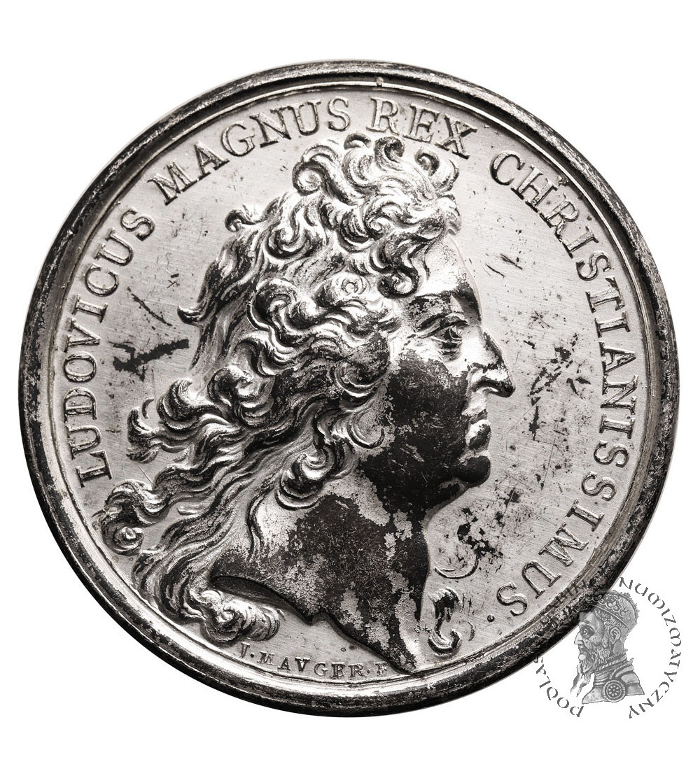 Francja, Ludwik XIV Król Słońce. Medal 1702, Bitwa o Cremonę