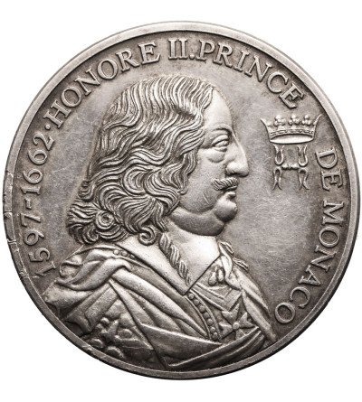 Monako, Rainier III (1949-2005). Médaille Honoré II, 25 lat panowania księcia Rainiera III, 1975