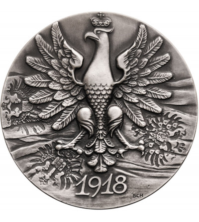Poland, People's Republic of Poland 1944-1989. Medal Jozef Pilsudski Head of State 1918, 1986,