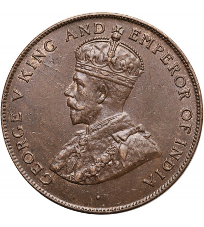 Mauritius. 5 centów 1924, Jerzy V