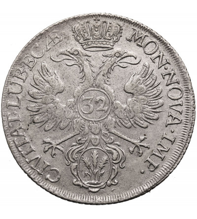 Niemcy, Lubeka miasto. Kurant Gulden (32 Szylingi) 1752, JJJ