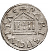 Francja, Poitou (Karolingowie 719-987 AD). Charles the Bald (Karol II Łysy), 840-877 AD. AR Denar bez daty (ok. 840-864), Paryż