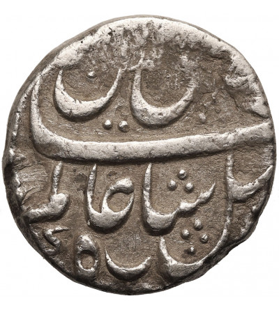 India British, Bengal Presidency. AR Rupee, AH 19 (date off flan), In the name of Shah Alam II, Murshidabad Mint