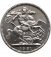 United Kingdom. 1 Crown (5 Shillings) 1951 Prooflike, Festival of Britain