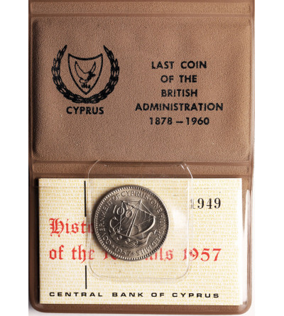 Cyprus. 100 Mils 1957, Royal Mint
