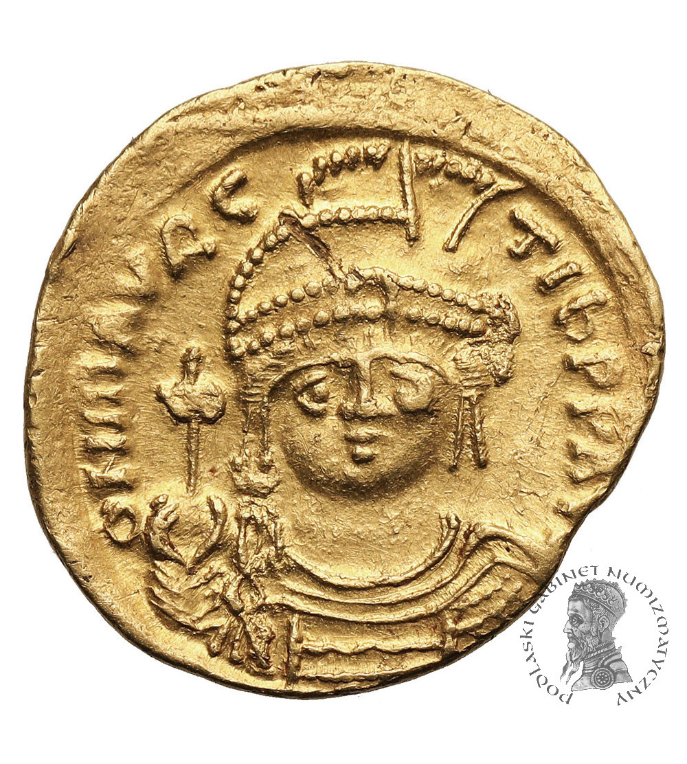 Bizancjum, Maurycjusz (Mauricius Tiberius), 582-602. AV Solid, ok. 583/84-602 AD, mennica Konstantynopol
