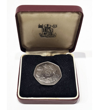 Wielka Brytania. 50 Pensów 1973 Proof, Royal Mint