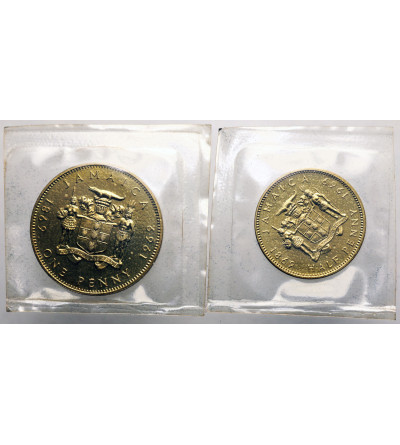 Jamajka. Proof Set, 1/2 Penny and 1 Penny 1969, Royal Mint