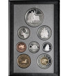 Kanada. Luksusowy Double Dollar Proof Set 1997, Szczyt hokejowy Kanada / Rosja - 8 monet