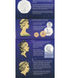 United Kingdom. Official set of 9 coins 1998, New Portrait of Queen Elizabeth II