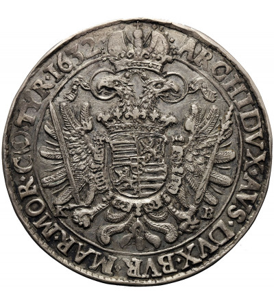 Węgry (Święte Cesarstwo Rzymskie). Ferdynand II, 1618-1637. Talar (Reichstaler) 1632 KB, Kremnica