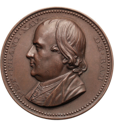 Belgia, Leopold I (1831-1865). Medal 1859, upamiętniający Pierre Francois Xavier de Ram