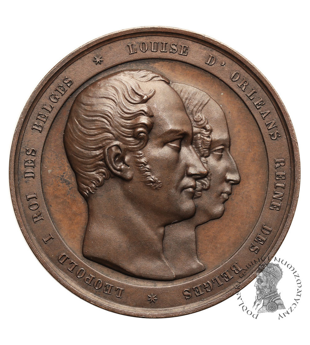 Belgia, Leopold I (1831-1865). Medal 1835, upamiętniający narodziny księcia Leopolda Louisa Philippe Marie Victora