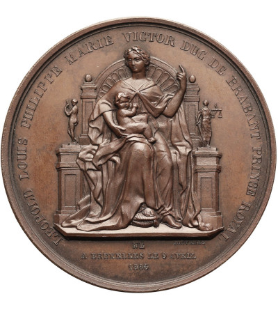 Belgium, Leopold I (1831-1865). Medal 1835, commemorating the birth of Prince Leopold Louis Philippe Marie Victor