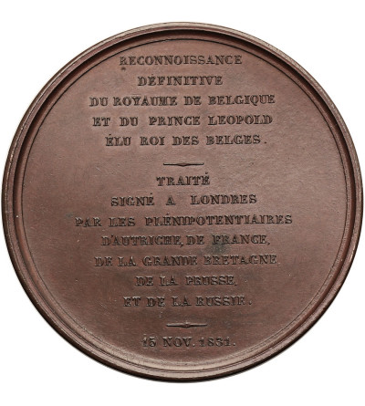 Belgia, Leopold I (1831-1865). Medal Niepodległości 1831 opus Veyrat