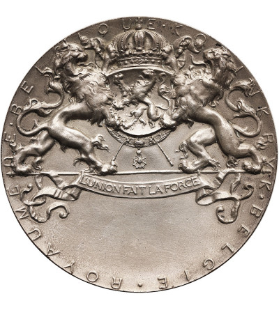 Belgia, Leopold II (1865-1909). Medal 1897, upamiętniający Międzynarodową Wystawę w Brukseli
