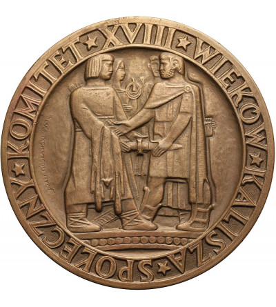 Poland, People's Republic of Poland (1952-1989). Medal 1960, XVIII Centuries of Kalisz (S. Niewitecki)