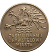 Poland, PRL (1952-1989), Slupsk. Medal 1960, 650th Anniversary of the City of Slupsk (S. Niewitecki)