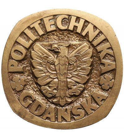 Polska, PRL (1952–1989), Gdańsk. Medal 1965, Politechnika Gdańska 1945-1965 (S. Niewitecki)