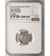 England. Cnut 1016-1035, AR Penny, Quatrefoil type, ca. 1017-1023 AD, London Mint, Bruninc - NGC UNC Details