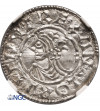 England. Cnut 1016-1035, AR Penny, Quatrefoil type, ca. 1017-1023 AD, London Mint, Bruninc - NGC UNC Details