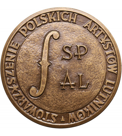 Poland, PRL (1952-1989), Warsaw. Medal 1957, Association of Polish Violin Makers (S. Niewitecki)