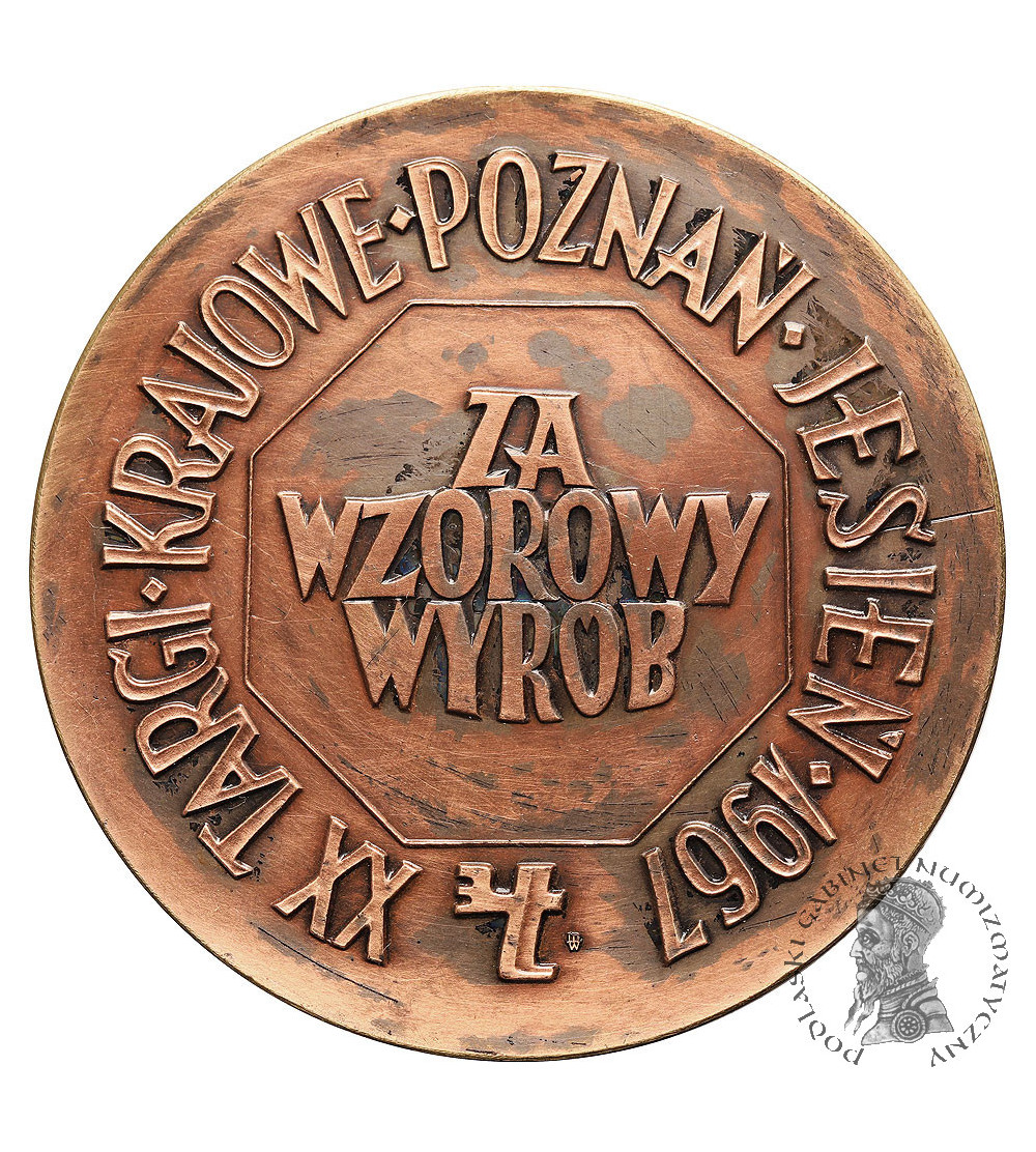Poland, People's Republic of Poland (1952-1989). Medal 1967, XX Autumn National Fair, Poznań (S. Niewitecki)