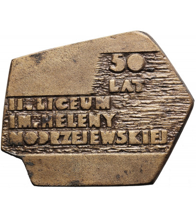 Poland, PRL (1952-1989), Poznań. Medal 1969, 50 Years of the Helena Modrzejewska Secondary School (S. Niewitecki)