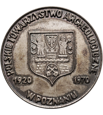 Poland, PRL (1952-1989), Poznan. Medal 1970, Numismatic Session in Poznan, Jubilee Year (S. Niewitecki)