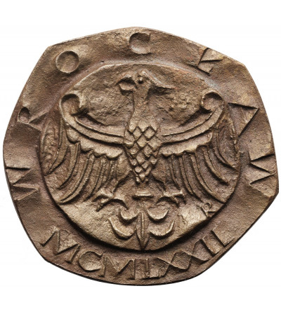 Polska, PRL (1952–1989), Wrocław. Medal 1972, Polska Wystawa Medali Medycznych (S. Niewitecki)