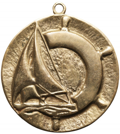 Polska, PRL (1952–1989), Bydgoszcz. Medal 1984, 65 lat Żeglarstwa Pomorskiego (S. Niewitecki)