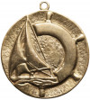 Polska, PRL (1952–1989), Bydgoszcz. Medal 1984, 65 lat Żeglarstwa Pomorskiego (S. Niewitecki)