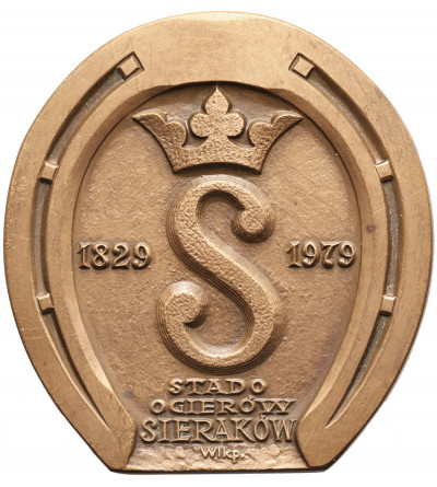 Poland, PRL (1952-1989), Sieraków. Medal 1979, Stallion Stud