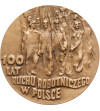 Poland, PRL (1952-1989). Medal 1982, 100 Years of the Workers' Movement in Poland