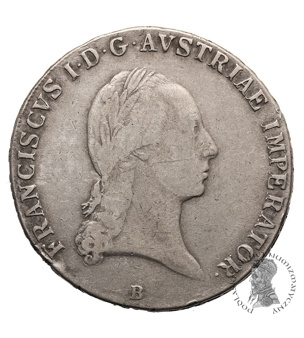 Austria / Austro-Węgry (Święte Cesarstwo Rzymskie). Talar 1822 B, Kremnica, Franz II (I) 1792-1835