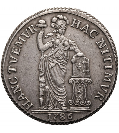 Netherlands, Province West Friesland (1581-1795). 3 Gulden 1786, ex-Berkman / collection Coenen