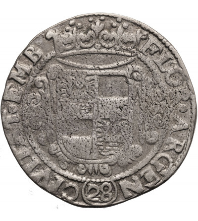Ostfriesland / East Frisia, City Emden. Florin or Gulden (28 Stüber) no date, Ulrich II 1628-1648, with name FERDINAN II