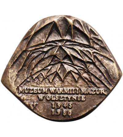 Polska, PRL (1952–1989), Olsztyn. Medal 1980, Muzeum Warmii i Mazur w Olsztynie