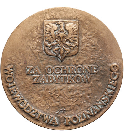 Polska, PRL (1952–1989). Medal 1980, Za Ochronę Zabytków Województwa Poznańskiego