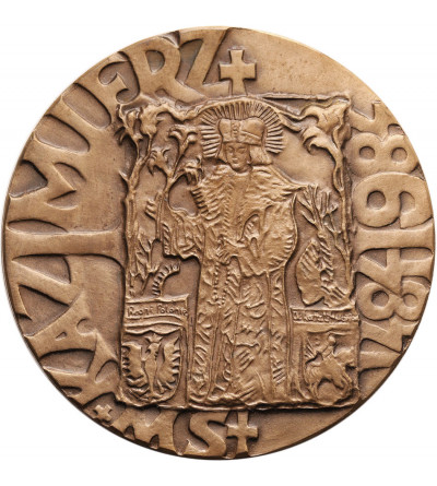 Poland, PRL (1952–1989). Medal 1984, Saint Casimir 1484-1984, 500th anniversary
