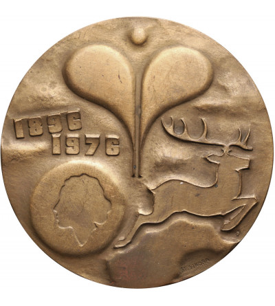 Polska, PRL (1952–1989). Medal 1976, 80 Lat Pollena Uroda