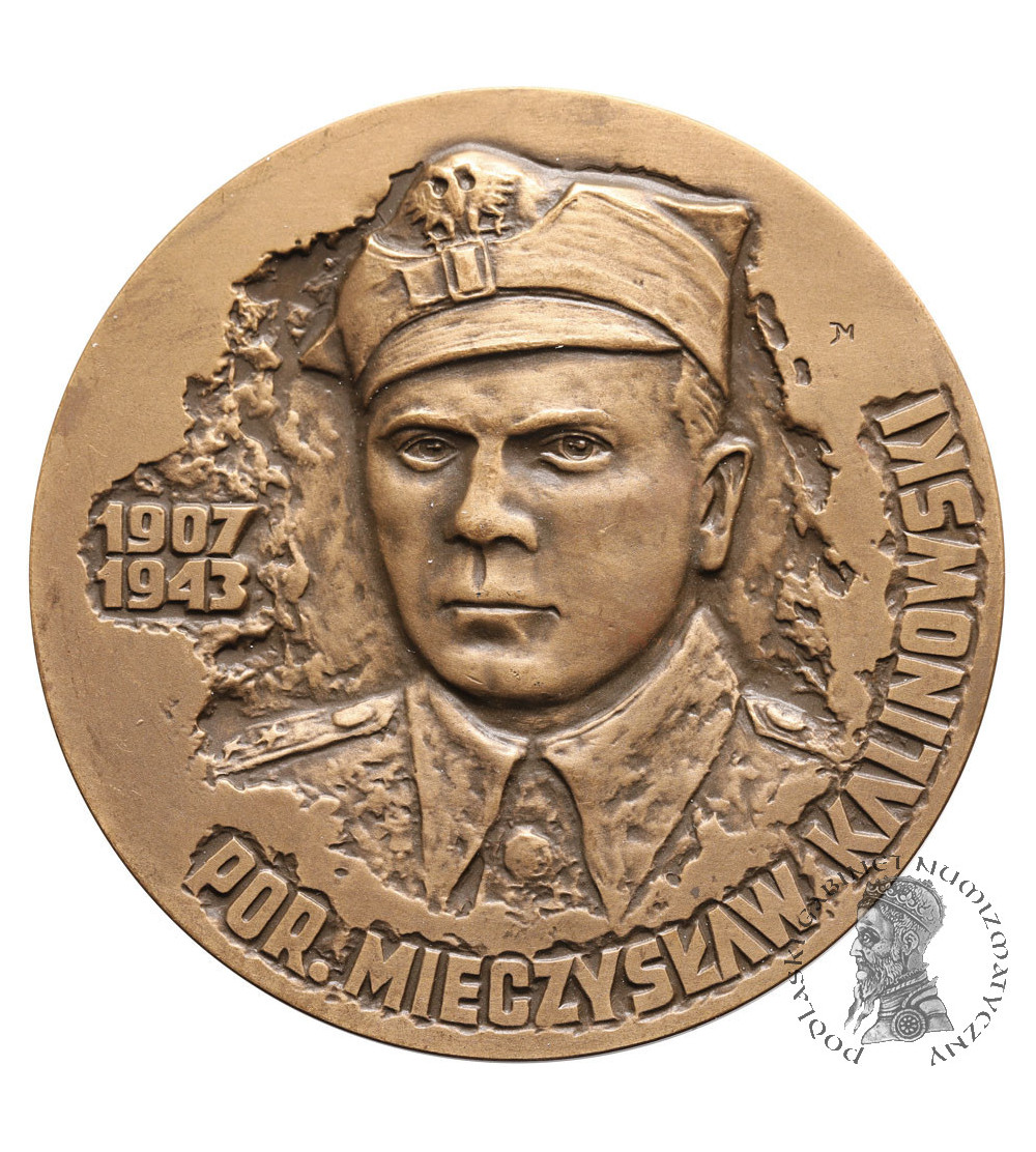 Poland, PRL (1952-1989). Medal after 1945, Lt. Mieczyslaw Kalinowski, Lenino