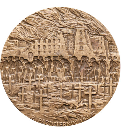 Polska, PRL (1952–1989), Warszawa. Medal 1984, 40 Rocznica Powstania Warszawskiego