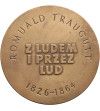 Polska, PRL (1952–1989). Medal 1973, Romuald Traugutt 1826-1864, Z Ludem i przez Lud