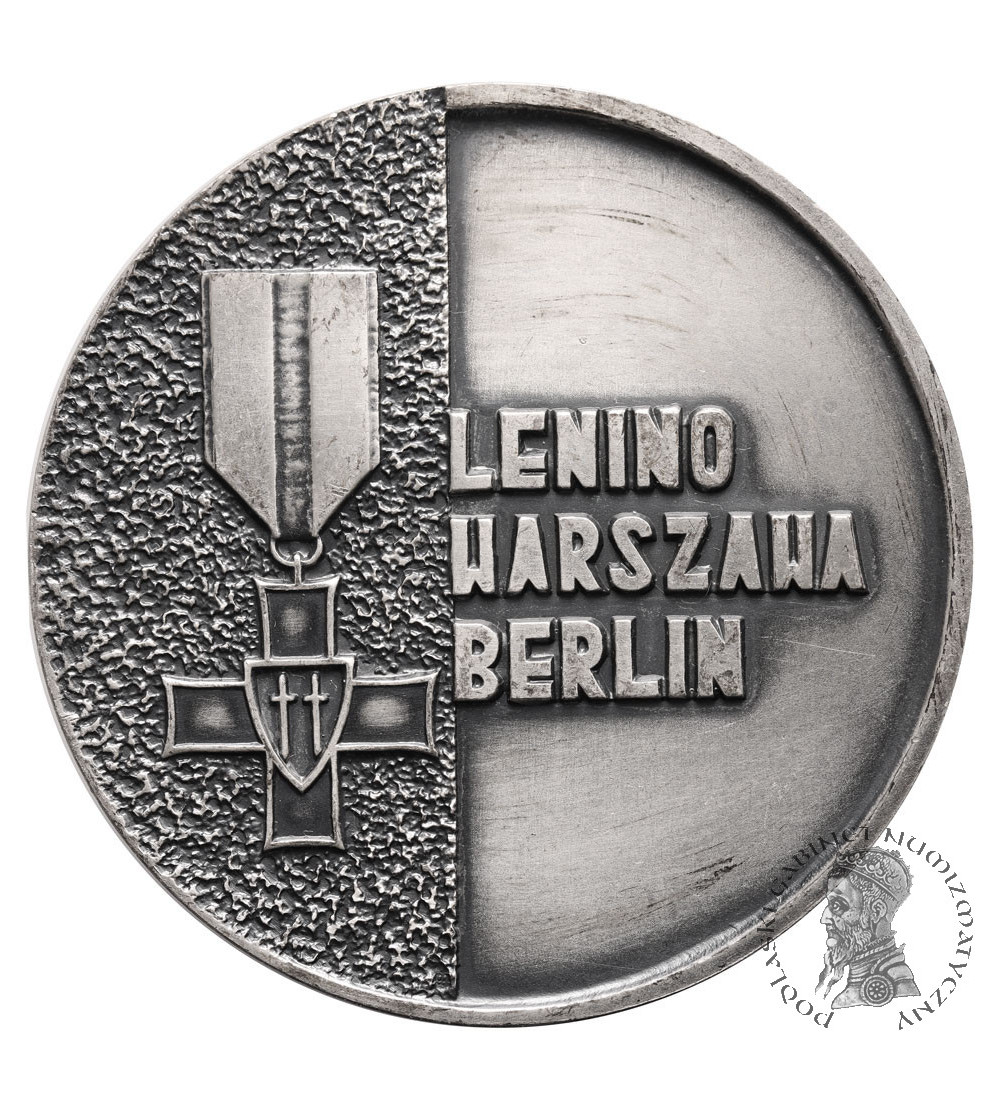 Polska, PRL (1952–1989). Medal 1973, XXX Rocznica Ludowego Wojska Polskiego, Lenino, Warszawa, Berlin