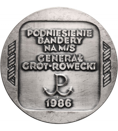 Polska, PRL (1952–1989). Medal 1986, Podniesienie Bandery na M/S Generał Grot-Rowecki